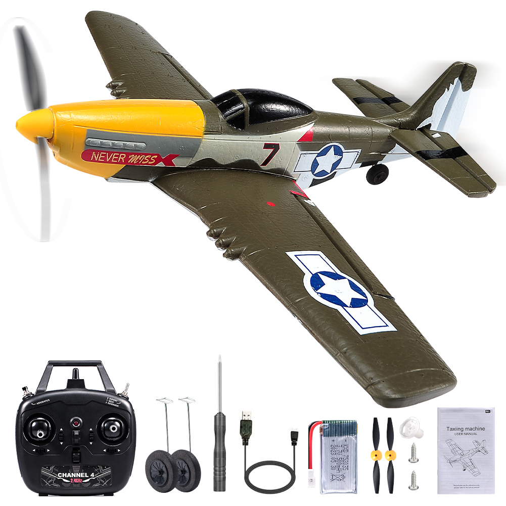 Rc Hobby Plane - Радиоуправляемый самолет P51 Mustang 2.4G Радио