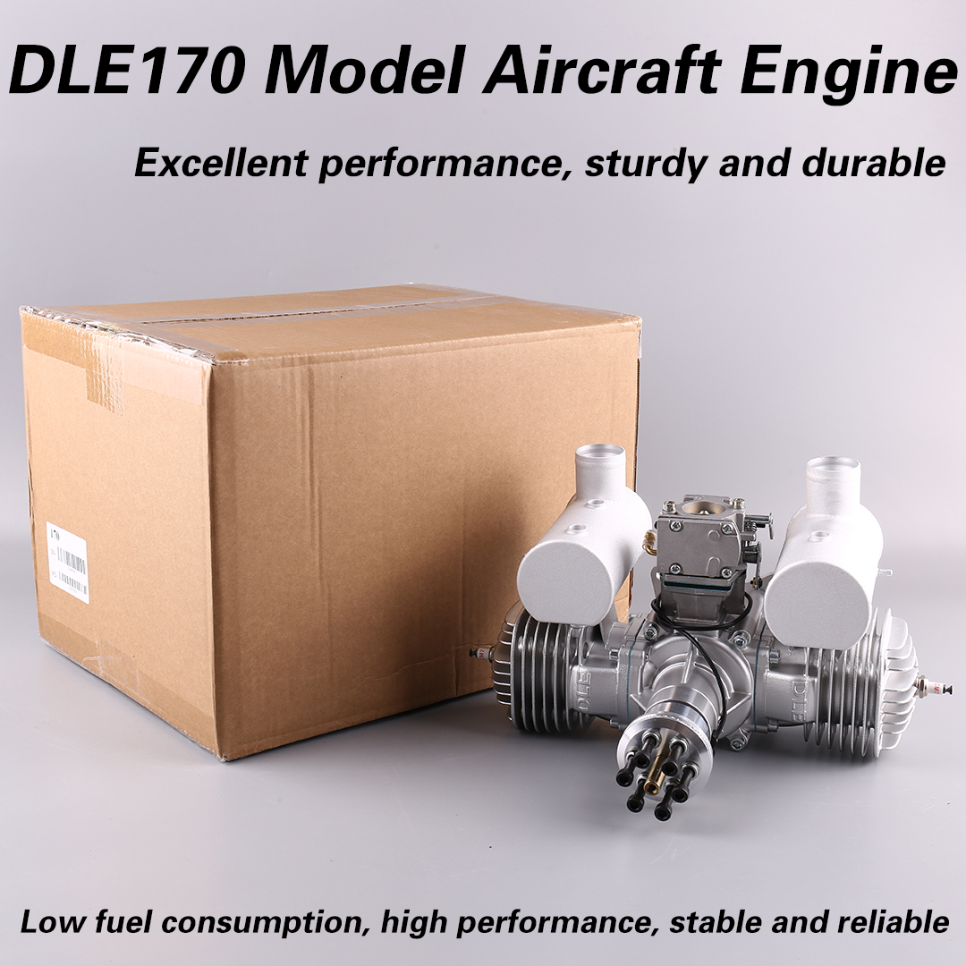 Rc Hobby Airplanes - Двухтактный двухцилиндровый бензиновый двигатель DLE170 170
